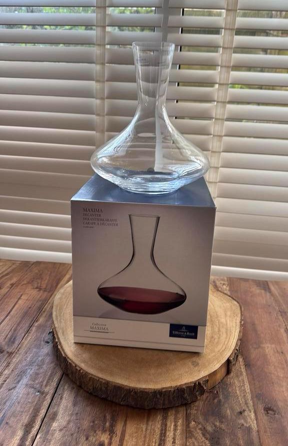 Villeroy & Boch Maxima kristal Decanteerkaraf Nieuw in doos, Antiek en Kunst, Antiek | Glas en Kristal, Ophalen