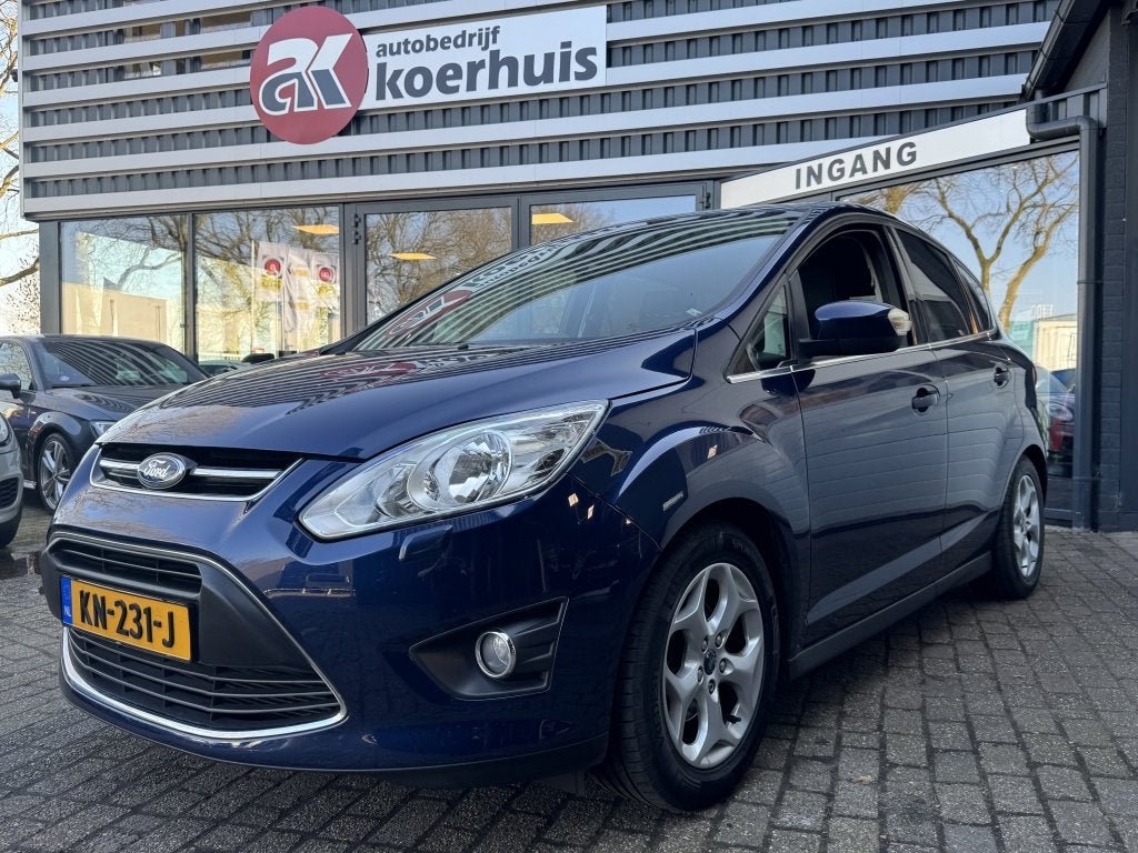Ford C-MAX 1.6 Titanium (bj 2011), Auto's, Voorwielaandrijving, Gebruikt, 4 cilinders, Blauw