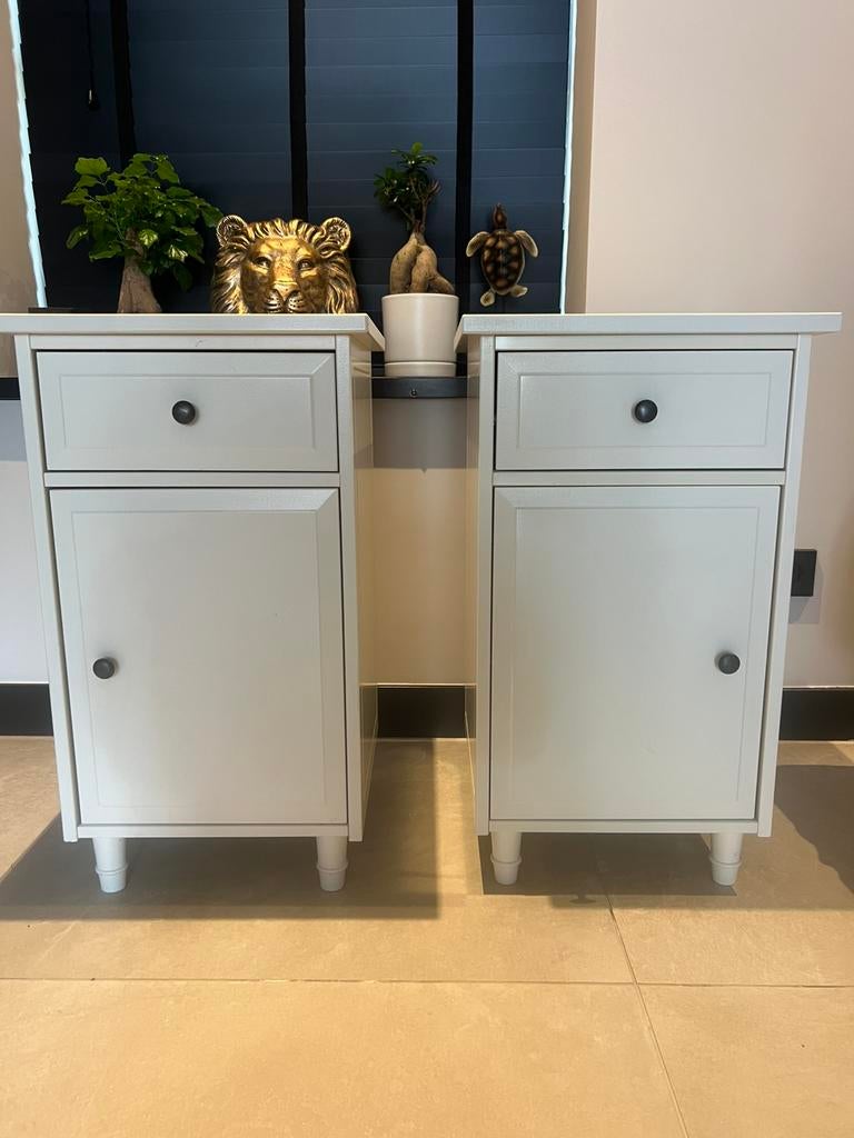 Ikea Hemnes nachtkastjes, Huis en Inrichting, Ophalen, Zo goed als nieuw, Minder dan 45 cm