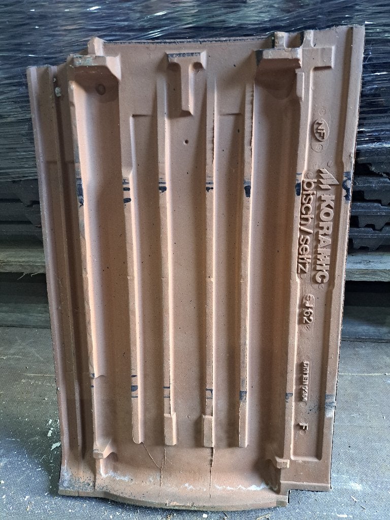 dakpannen  koramic Jura Nova gebruikt, Ophalen, 10 tot 15 m², Steen of Klei, Zwart
