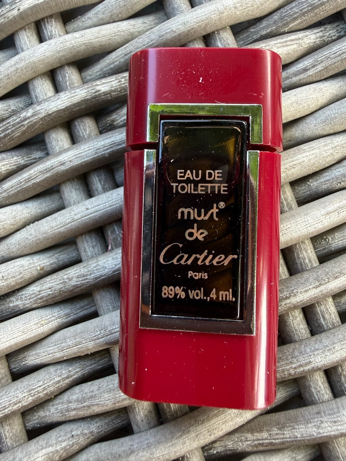 Must de Cartier Eau de Toilette 4 ml - Vintage, Sieraden, Tassen en Uiterlijk, Uiterlijk | Parfum, Ophalen of Verzenden, Zo goed als nieuw