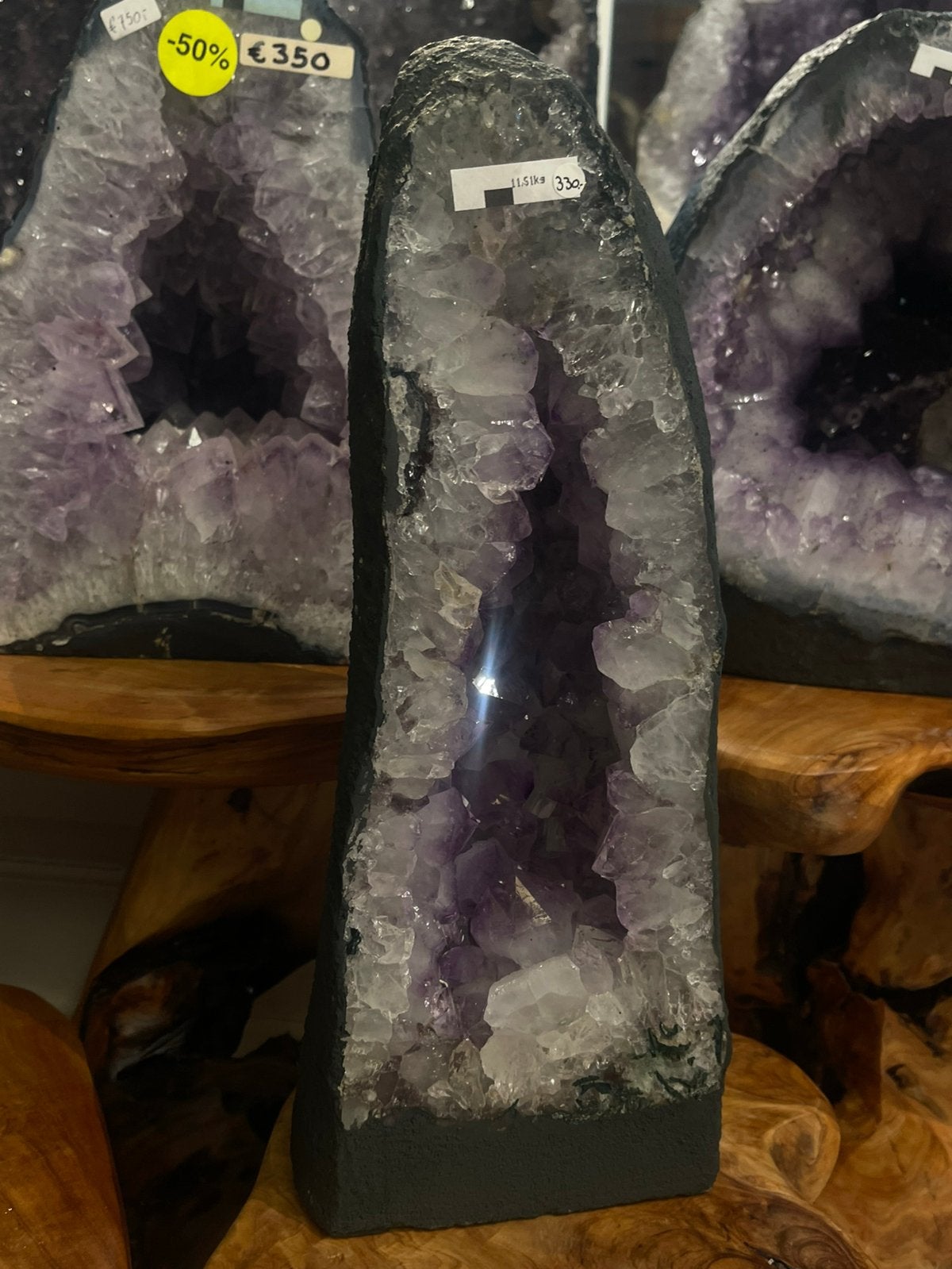 Amethist geode 11kg, Ophalen of Verzenden