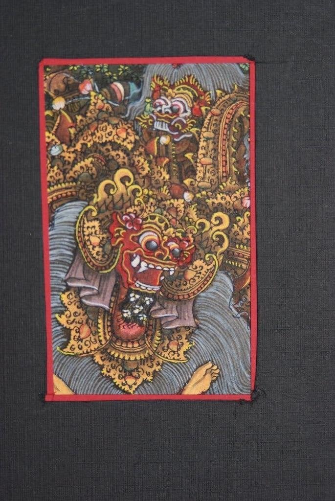Balinese miniatuur prentjes, Antiek en Kunst, Kunst | Niet-Westerse kunst, Schilderij, Ophalen of Verzenden, Papier/karton, Indonesië