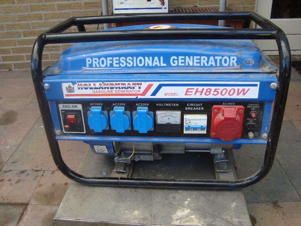 stroomaggregaat, generator,220v en 380v, Ophalen, Zo goed als nieuw