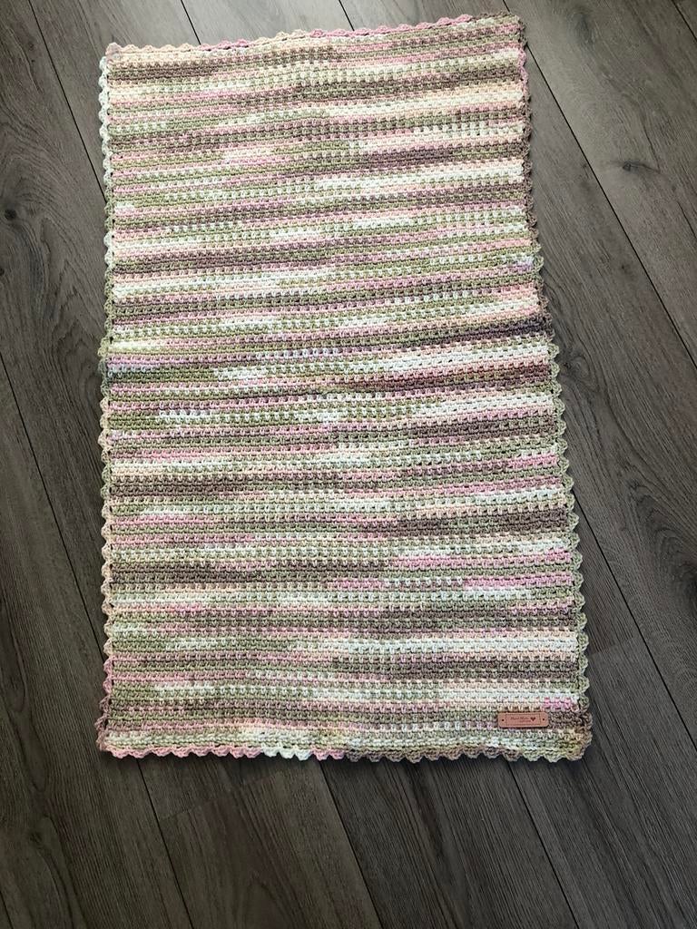 Babydeken zelfgemaakt, Ophalen of Verzenden, Nieuw, 85 tot 100 cm, Deken