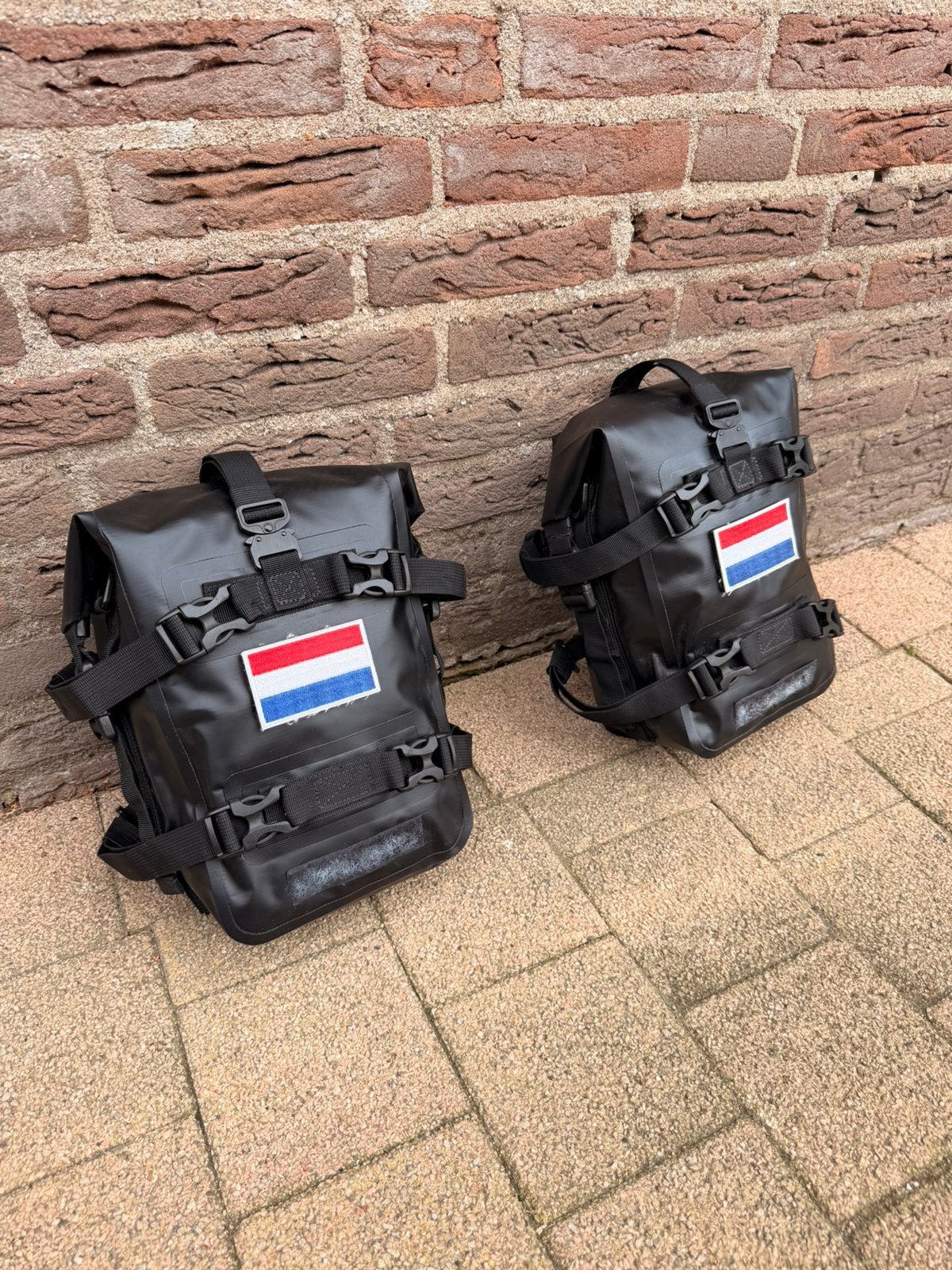 Valbeugel zijtassen, Ophalen of Verzenden, Zo goed als nieuw