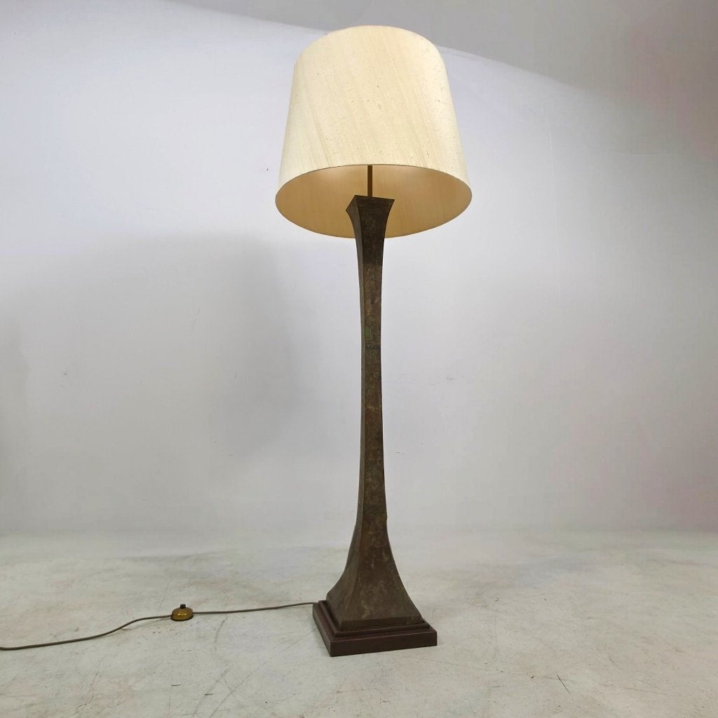 Brutalist Vloerlamp Stewart Ross James voor Hansen 60's USA, Ophalen, E27 (groot), Metaal, 150 tot 200 cm
