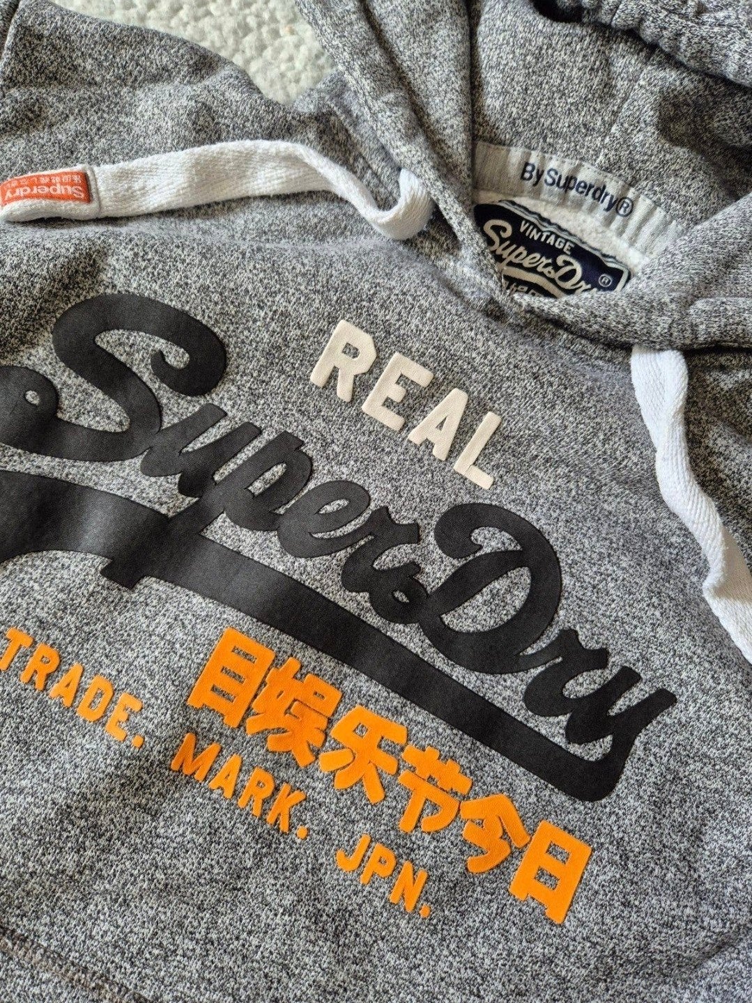 Superdry sweater trui hoodie Grijs maat L, Maat 52/54 (L), ., Ophalen of Verzenden, Zo goed als nieuw