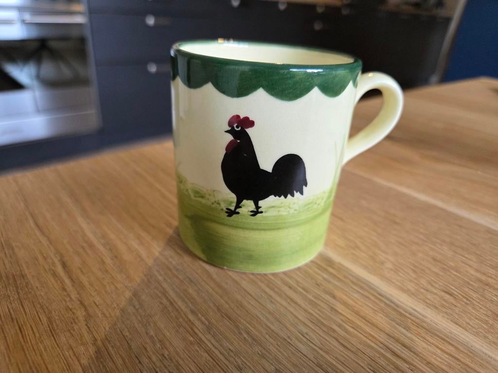 Kip en haan servies mok, Ophalen of Verzenden, Overige stijlen, Kop(pen) en/of Schotel(s)