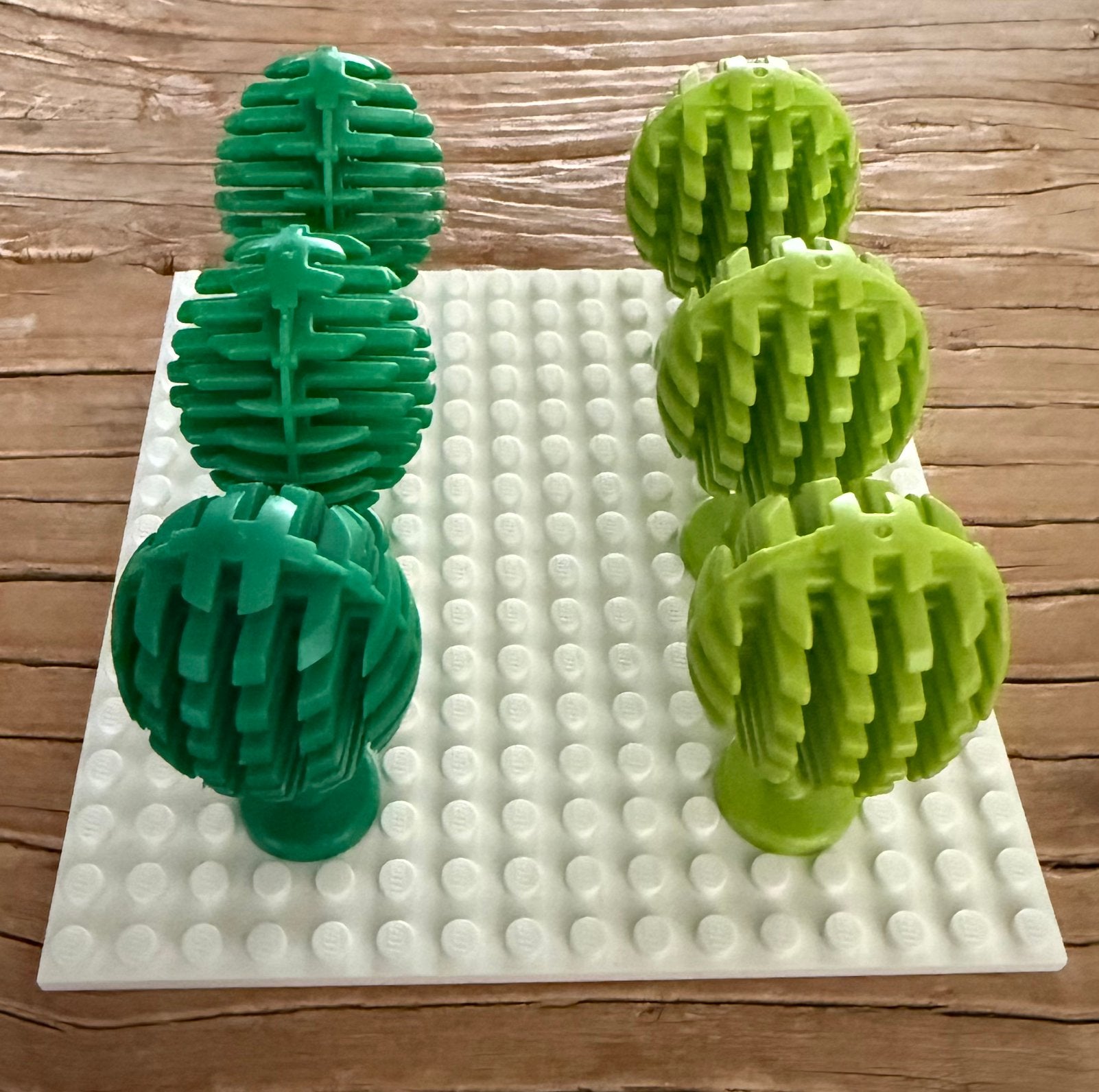 Lego “bolle” fruitboom (-en) no 3470 6 stuks, Gebruikt, Overige thema's, Verzenden, Lego