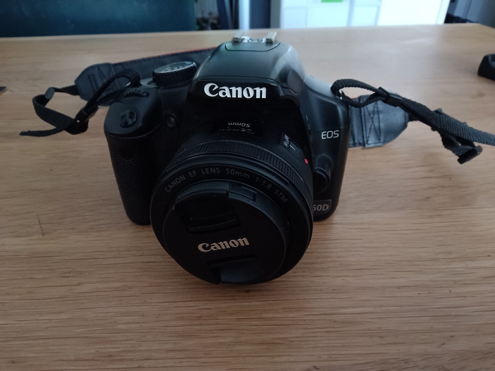 Canon EOS 450D Spiegelreflexcamera met EF 50mm lens, Audio, Tv en Foto, Fotocamera's Digitaal, Zo goed als nieuw, Spiegelreflex