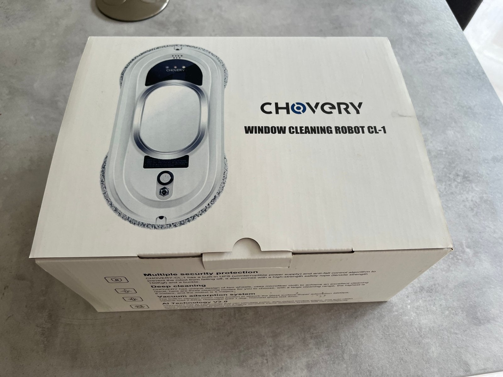 Chovery window cleaner robot CL-1 (robot ramenwasser), Ophalen