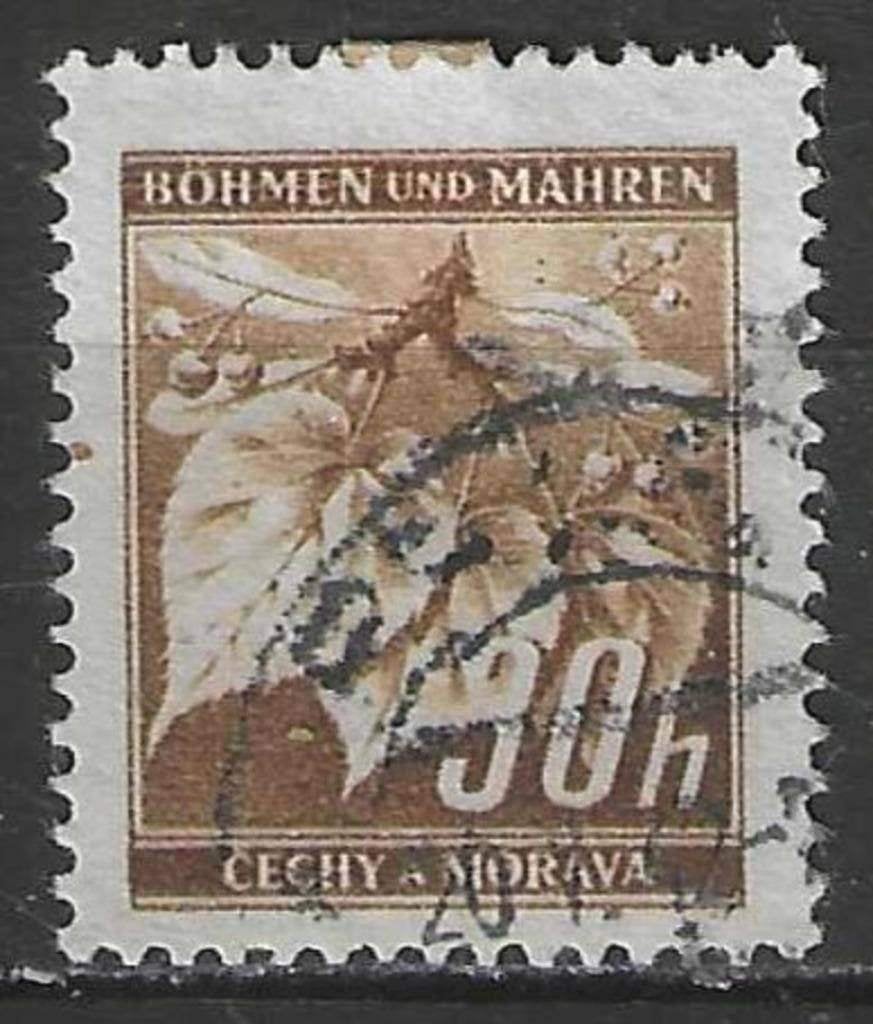 Bohemen-Moravie 1940/1940 - Yvert 41 - Linde - 30 h. (ST), Verzenden, Overige periodes, Gestempeld
