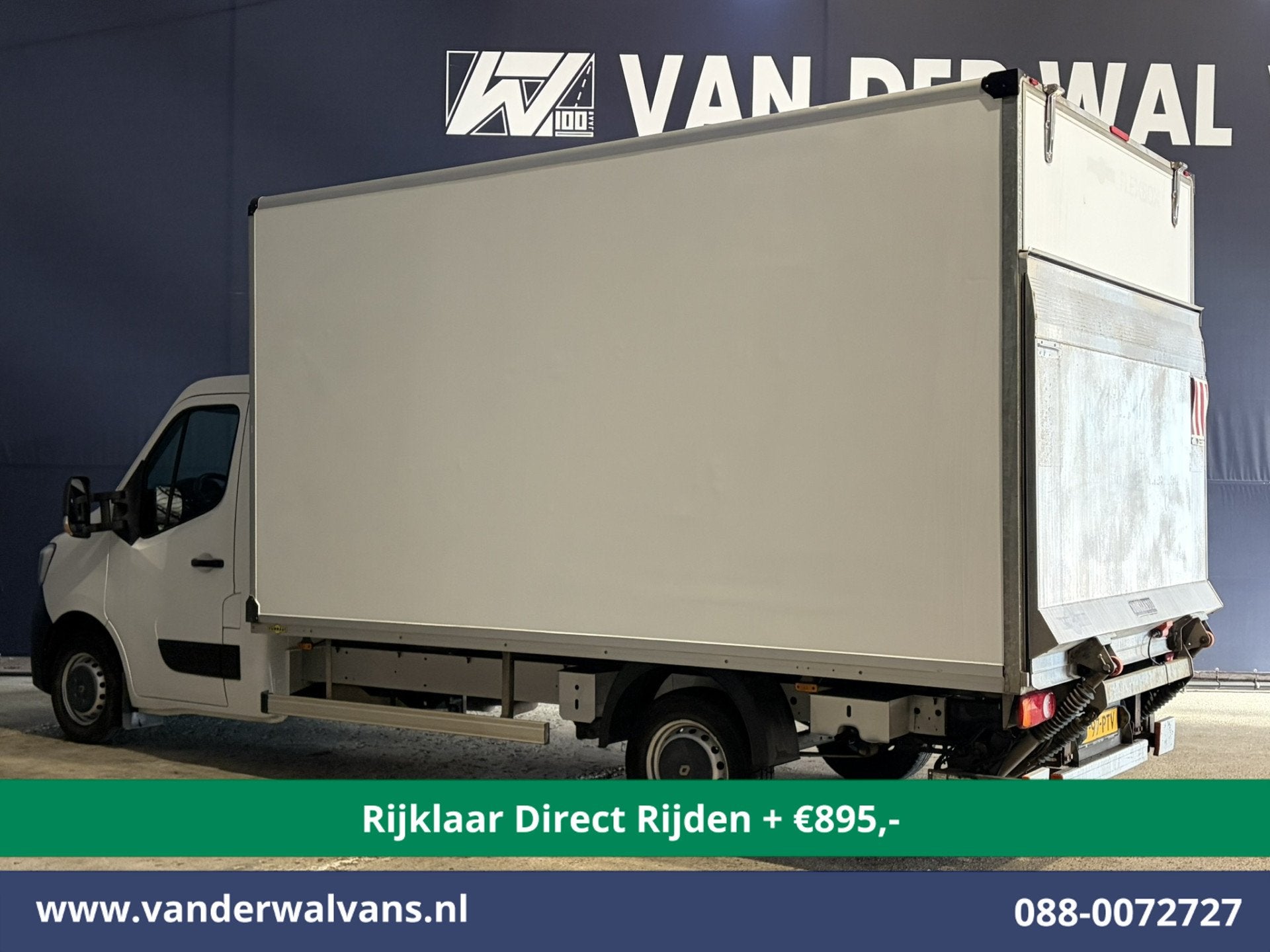 Renault Master 2.3 dCi 146pk Bakwagen Laadklep Euro6 *Rijkla, Auto's, Voorwielaandrijving, Stof, Gebruikt, 4 cilinders