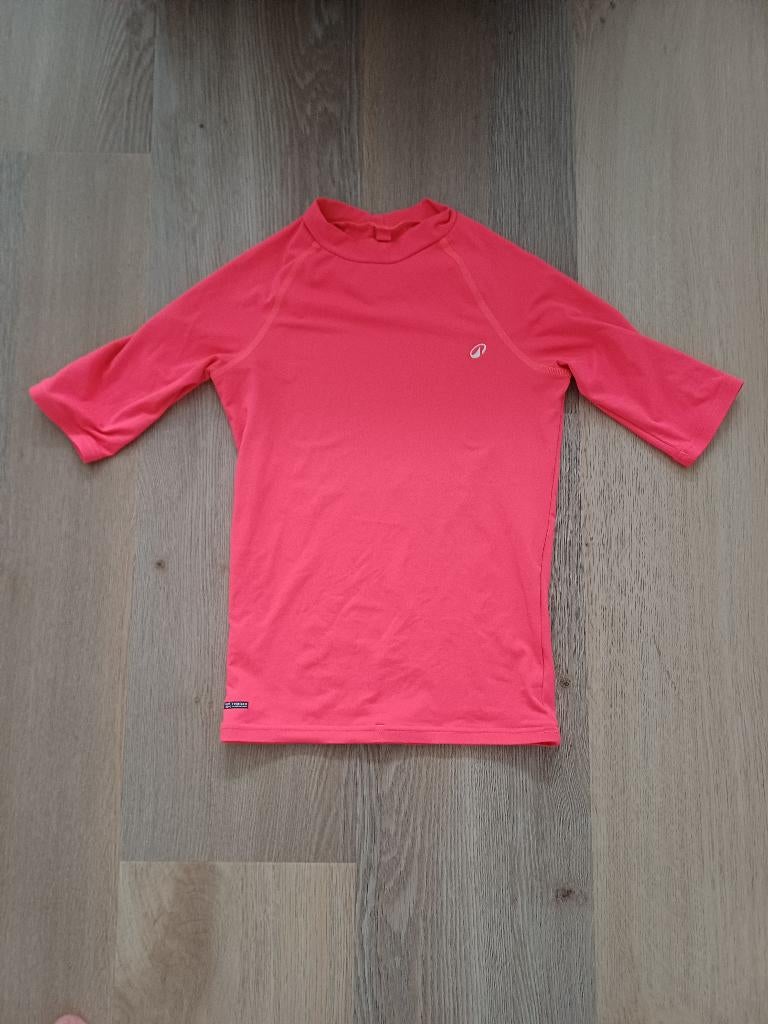 Decahthon UV-shirt, fel roze, maat 141-150, als NIEUW!!!, Ophalen of Verzenden, Zo goed als nieuw, Meisje, Zwem-accessoire