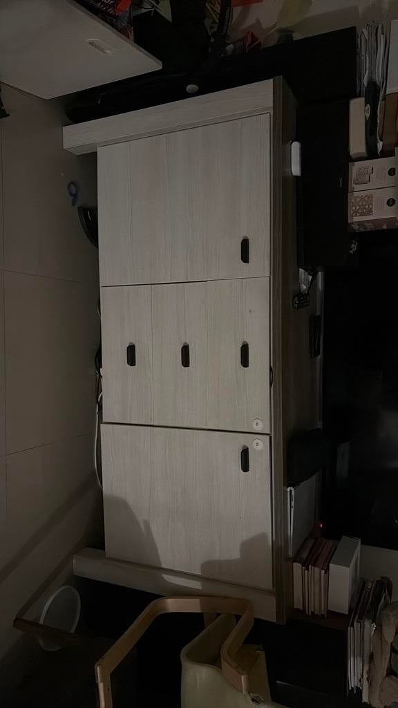 Landelijk dressoir Lynn, Ophalen, Gebruikt, Met deur(en), 150 tot 200 cm