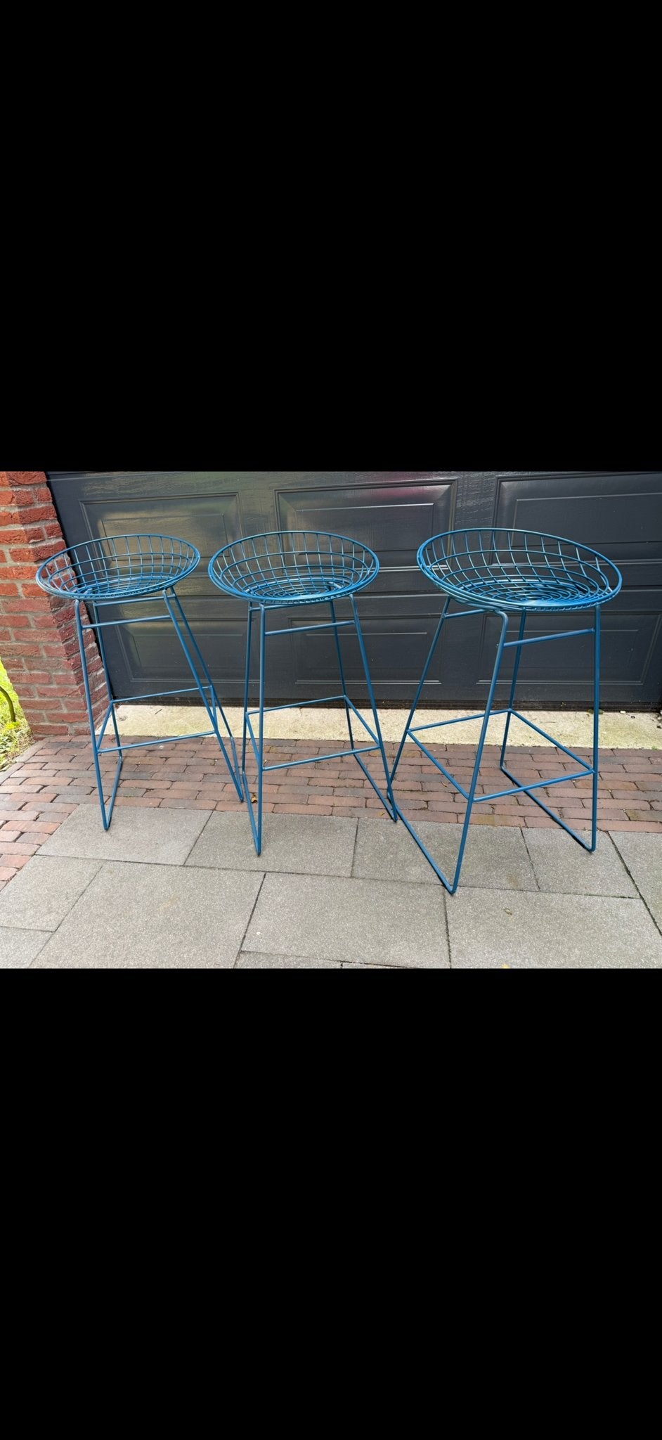 Set van 4 originele Pastoe SM07 barkrukken - Cees Braakman, Gebruikt, Met voetsteun, Ophalen of Verzenden, 90 cm of meer