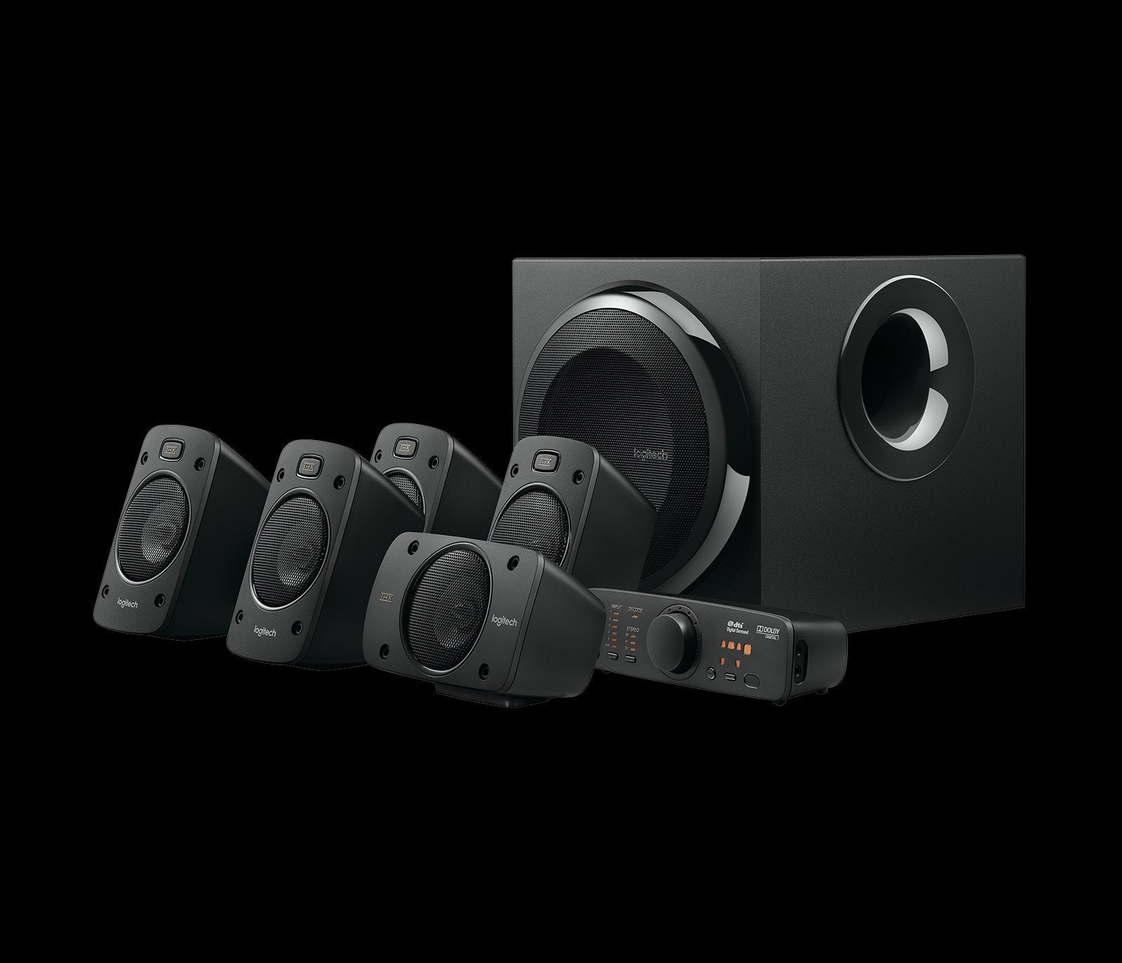 Logitech Z906 5.1 Surround Sound Speakerset, 150 watt of meer, Logitech, Afstandsbediening, Ophalen of Verzenden