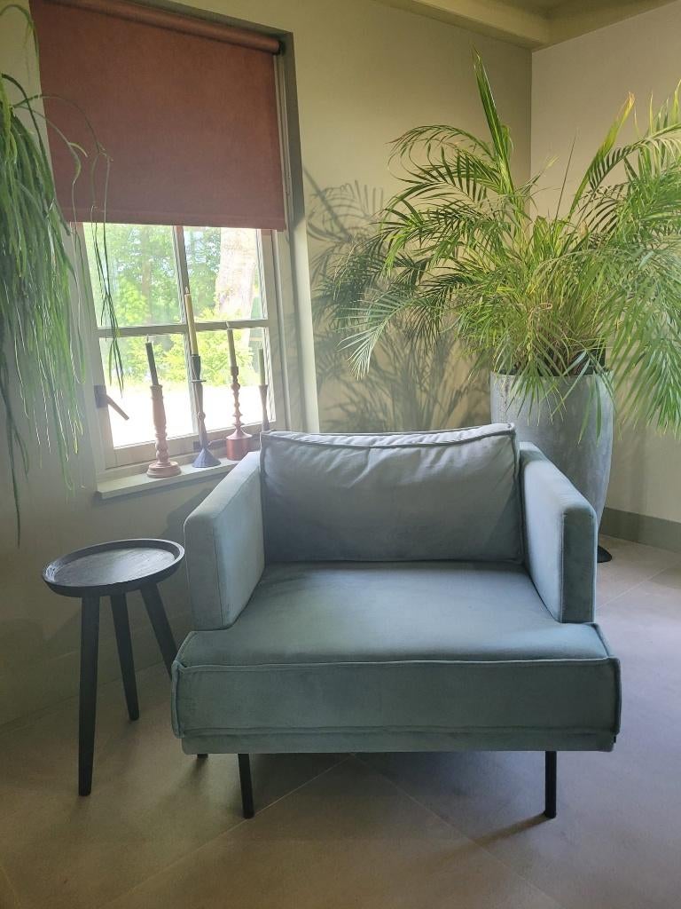 Loveseat - fauteuil Juke van Sissy-Boy grijs blauw, Ophalen, Overige maten, 75 tot 100 cm, Zo goed als nieuw