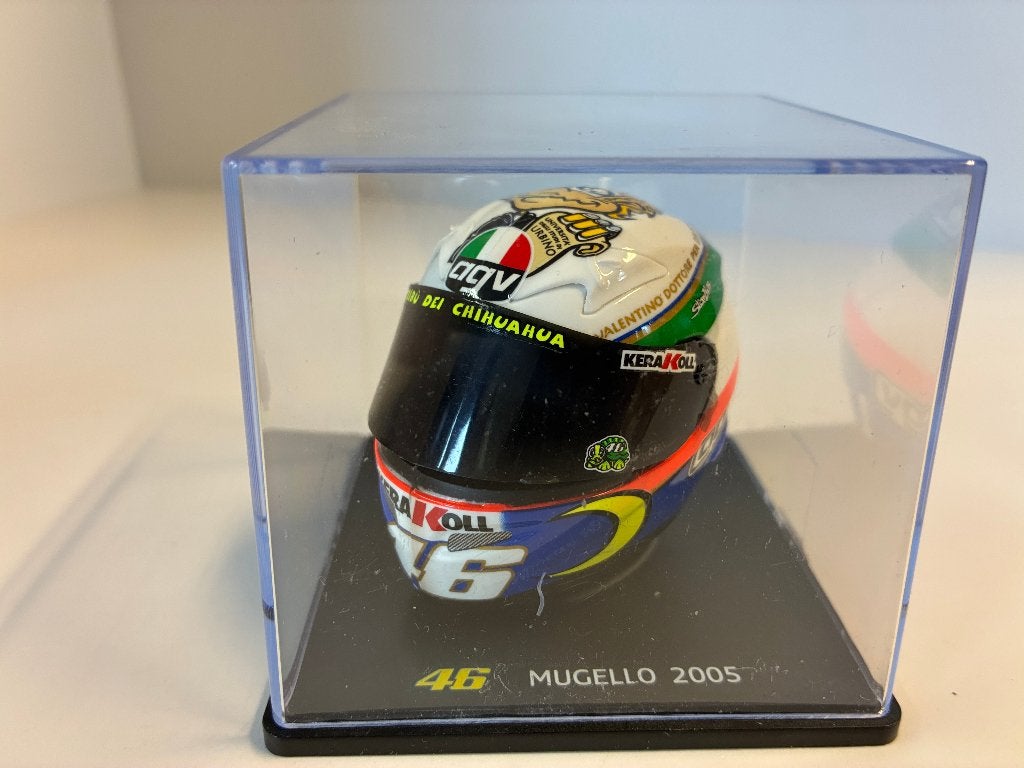 69729: Helm - MotoGP - Valentino Rossi - Mugello 2005 - 1:5, Overige typen, Zo goed als nieuw, Bachsatztstr. 54 D 72131 Ofterdingen, Germany