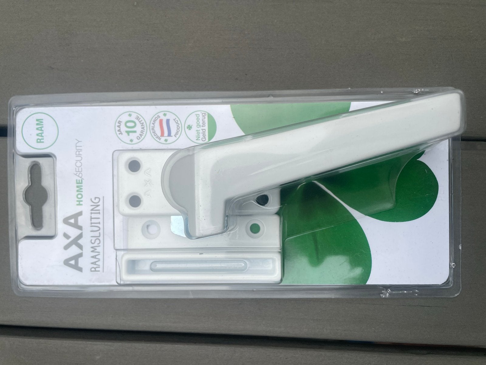 AXA Raamsluiting wit - Nieuw in verpakking, Ophalen of Verzenden, Nieuw, Overige materialen, Schuif of Grendel