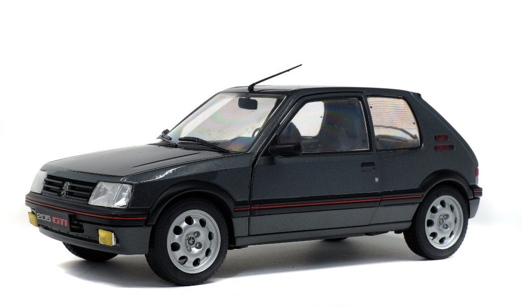 1:18 Peugeot 205 GTI 1.9 - 1990 - Grijs NIEUW!, Auto, Nieuw, Ophalen of Verzenden, .