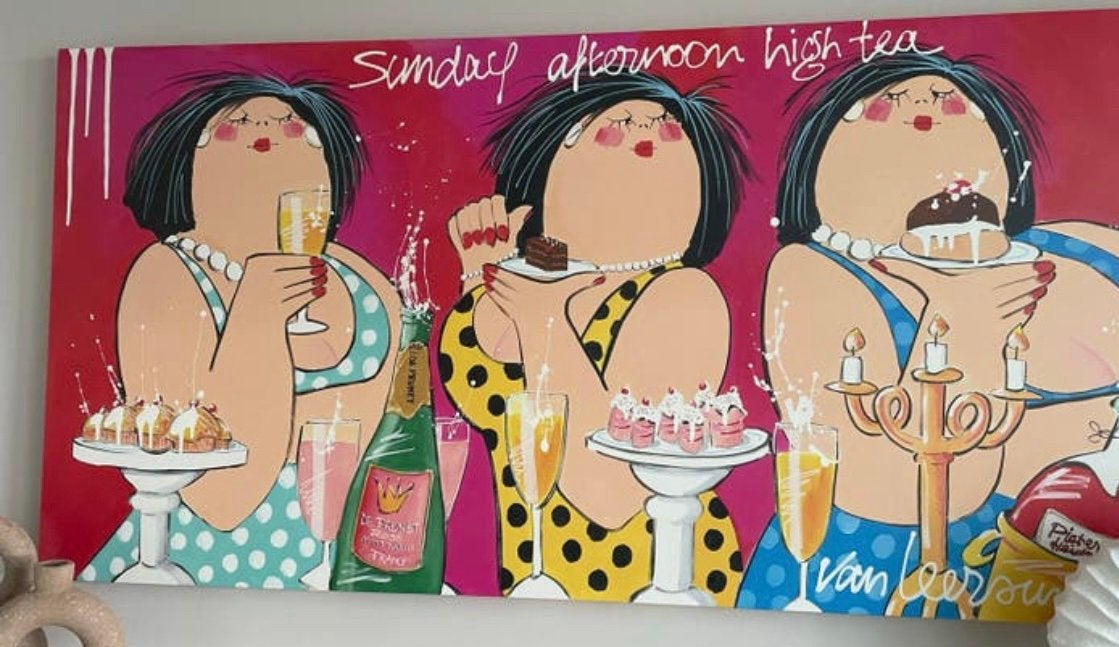Dikke dames van van leersum, Verzamelen, Ophalen of Verzenden, Mickey Mouse, Zo goed als nieuw, Beeldje of Figuurtje