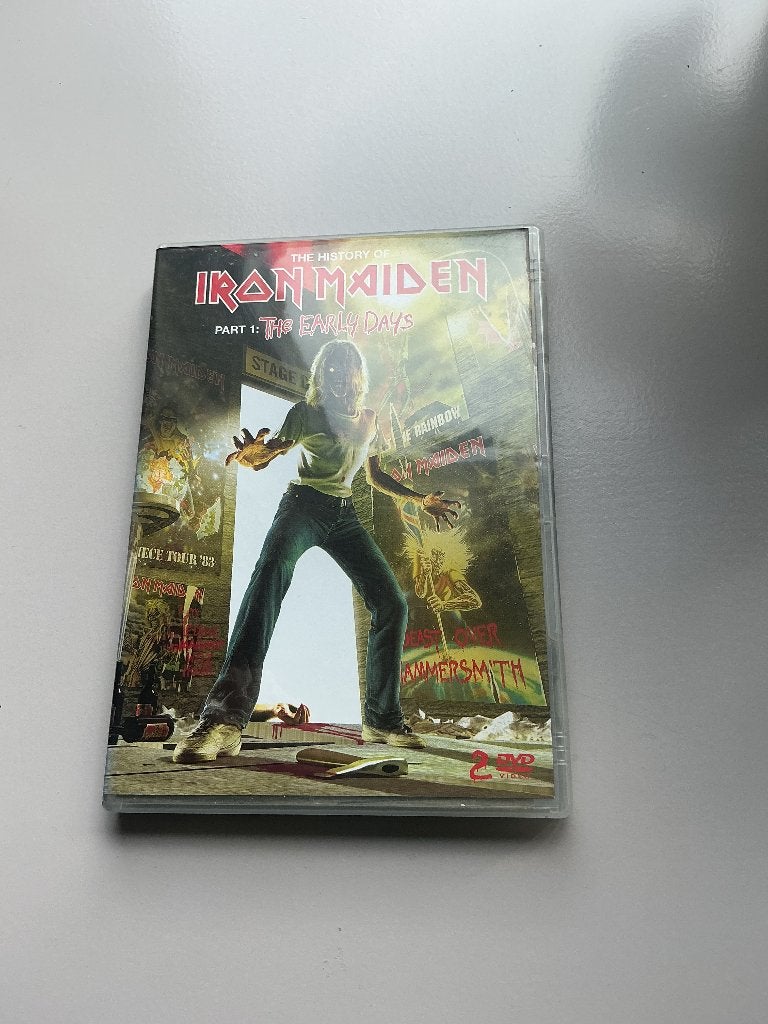 Iron Maiden DVD - The history of… part 1, Cd's en Dvd's, Dvd's | Muziek en Concerten, Vanaf 12 jaar, Ophalen of Verzenden, Zo goed als nieuw