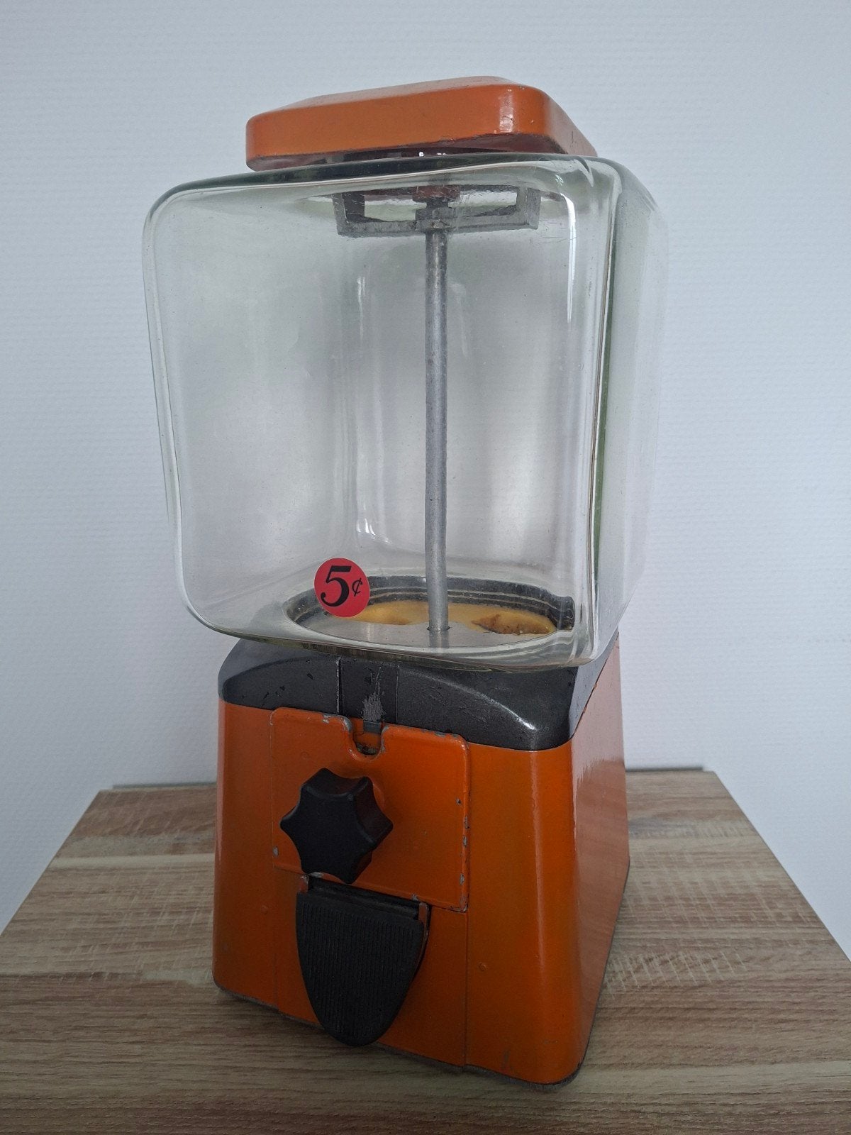 Franse pinda kauwgomballen automaat leuk voor op de bar cafe, Verzamelen, Ophalen of Verzenden, Zo goed als nieuw