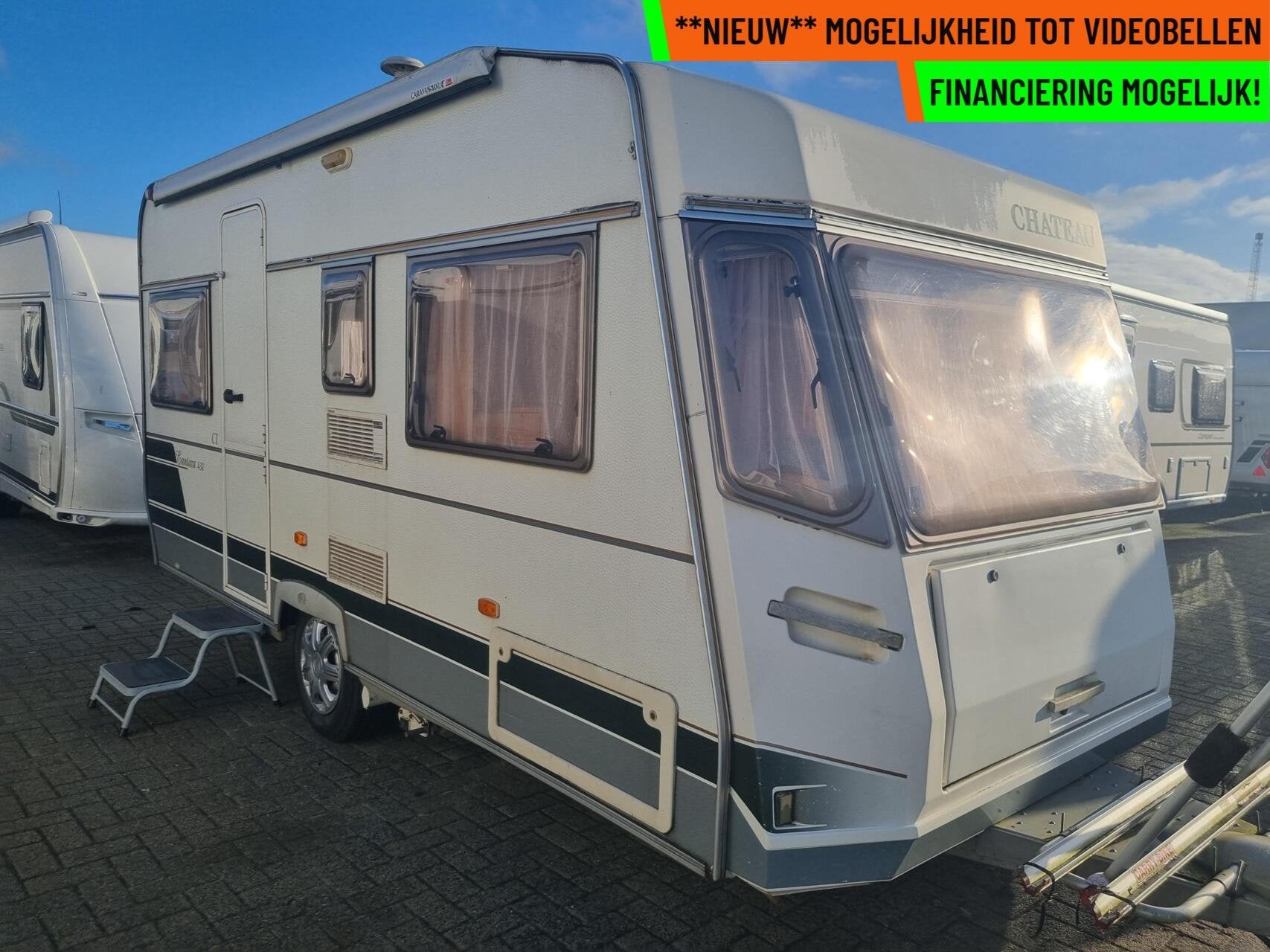 Chateau CANTARA 430 CT MOVER + ZAKLUIFEL + VOORTENT, Caravans en Kamperen, Chateau, Bedrijf, Hordeur, 6 tot 7 meter