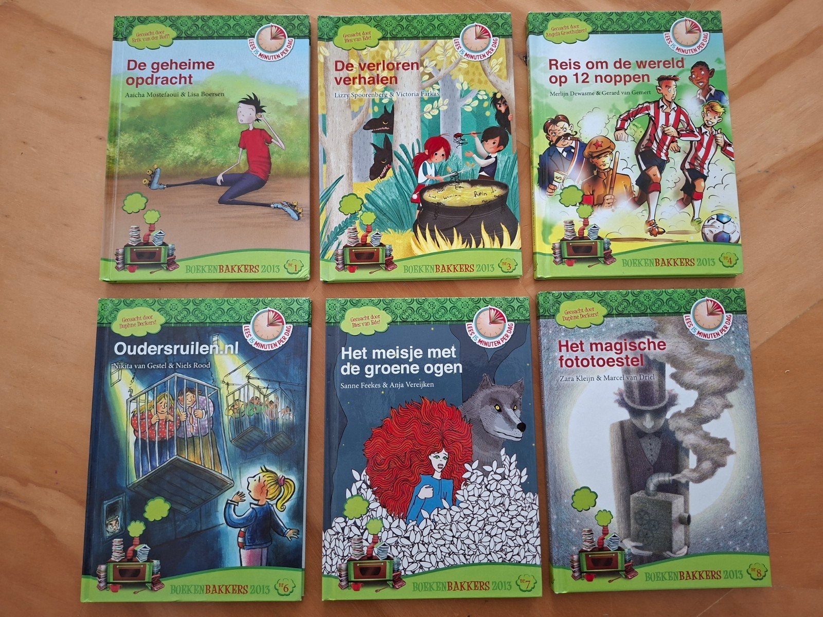 Boekenbakkers set van 6 kinderboeken, Ophalen of Verzenden, Zo goed als nieuw, Diverse auteurs, Fictie algemeen