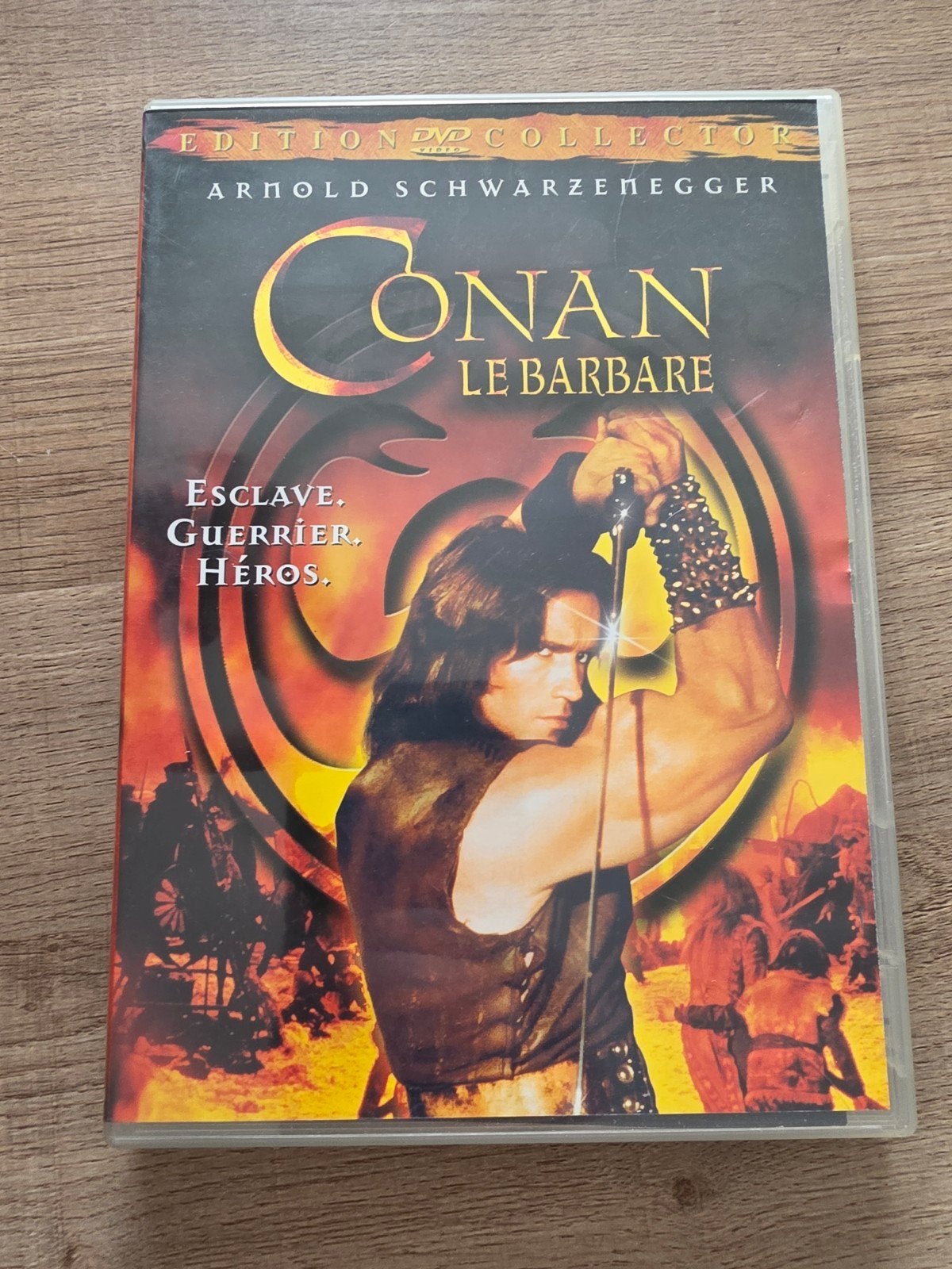 Conan the barbarian , arnold schwarzenegger, Vanaf 16 jaar, Ophalen of Verzenden, Zo goed als nieuw