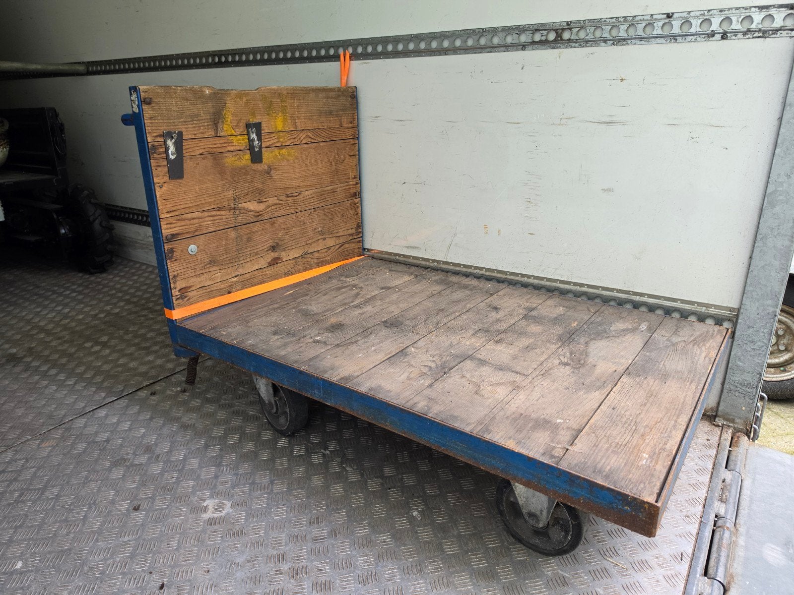 plateau kar handkar transportwagen, 100 liter of meer, Ophalen, Transportkar