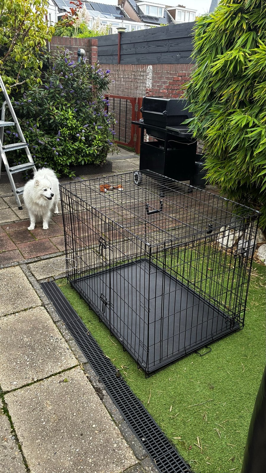 Grote zwarte honden bench, Dieren en Toebehoren, Ophalen