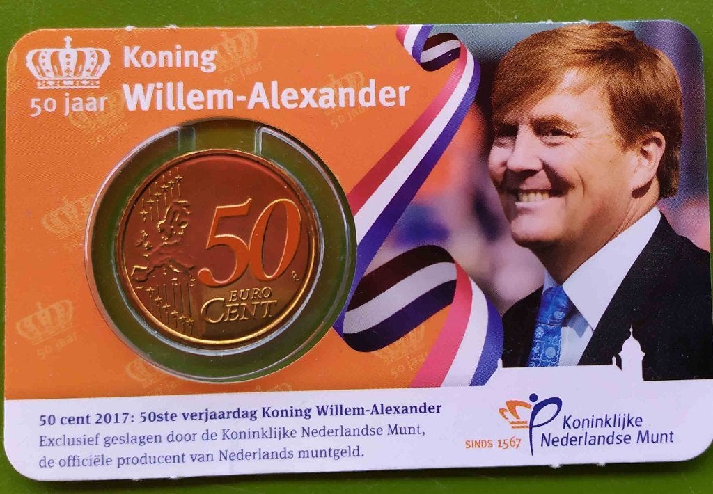 Coincard van Koning Willem Alexander, Ophalen of Verzenden, Nieuw, Nederland