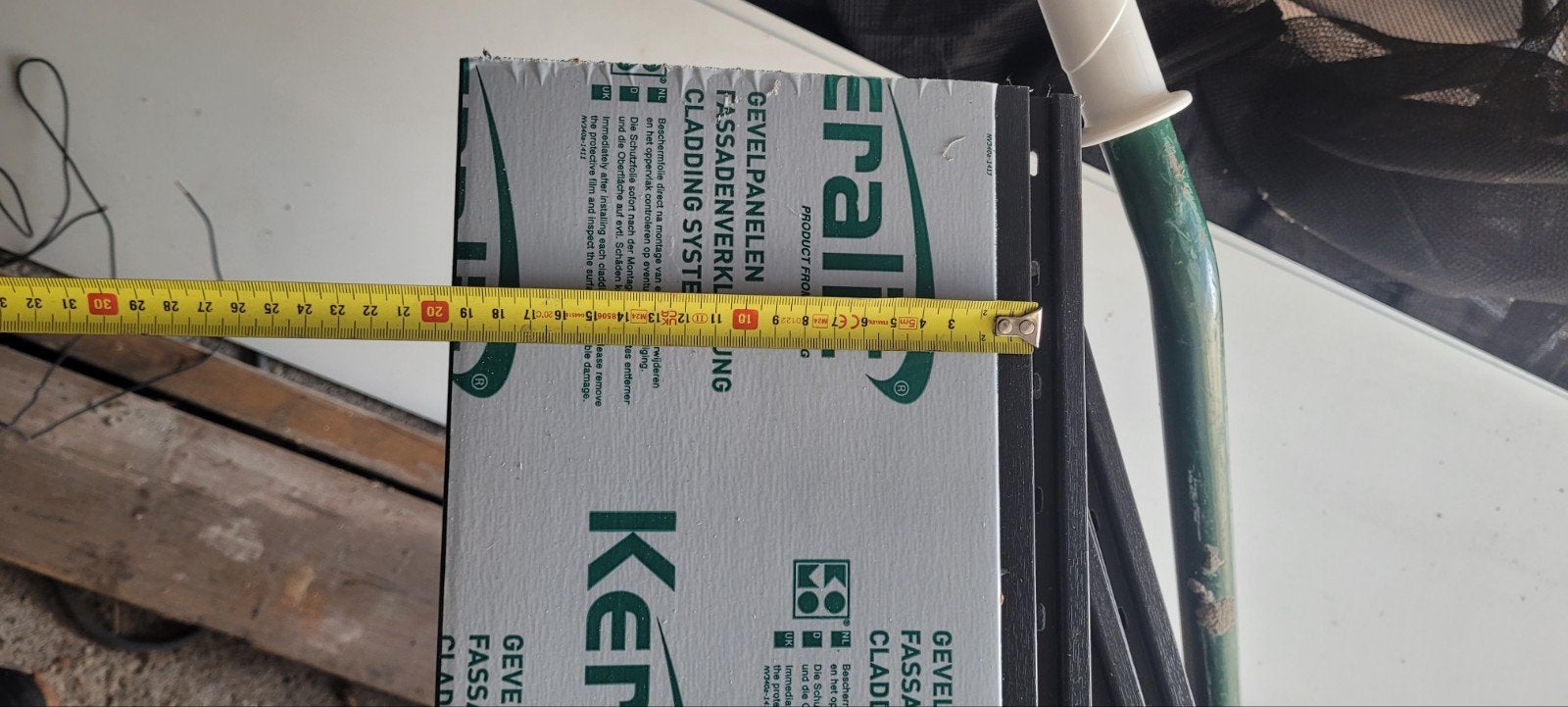 Keralit 190mm antraciet RAL 7016 reststukken, Ophalen, Nieuw