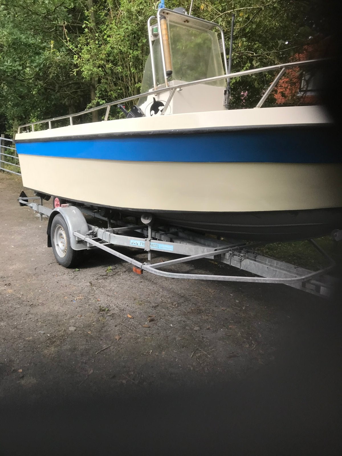 Zee visboot orca, Watersport en Boten, Ophalen, Zo goed als nieuw