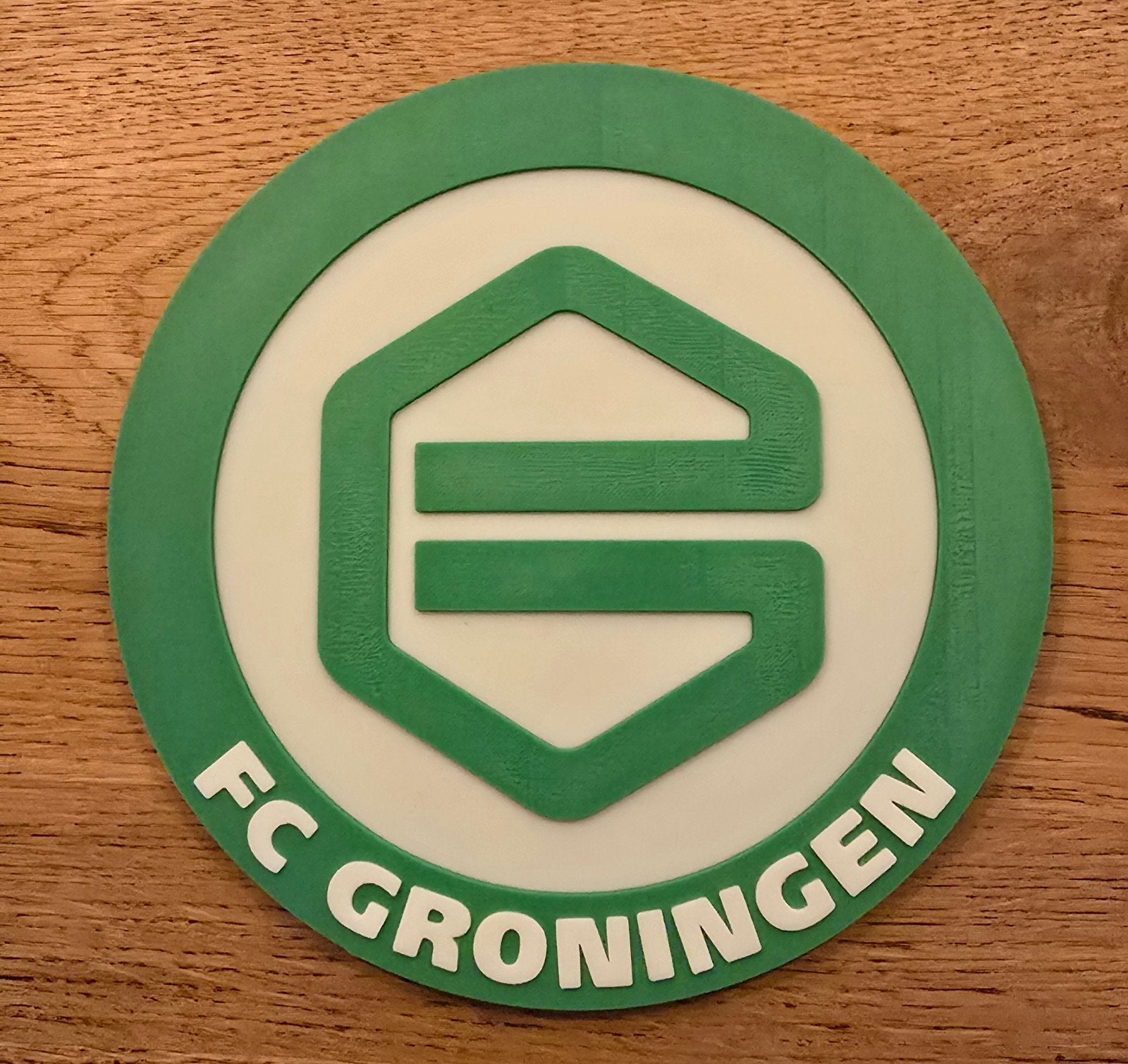 FC Groningen logo 20cm, Huis en Inrichting, Ophalen of Verzenden, Nieuw