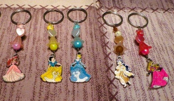 De laatste Disney prinsessen Sleutelhangers (nog 5) ppst, Ophalen, Nieuw, Knuffel of Figuurtje