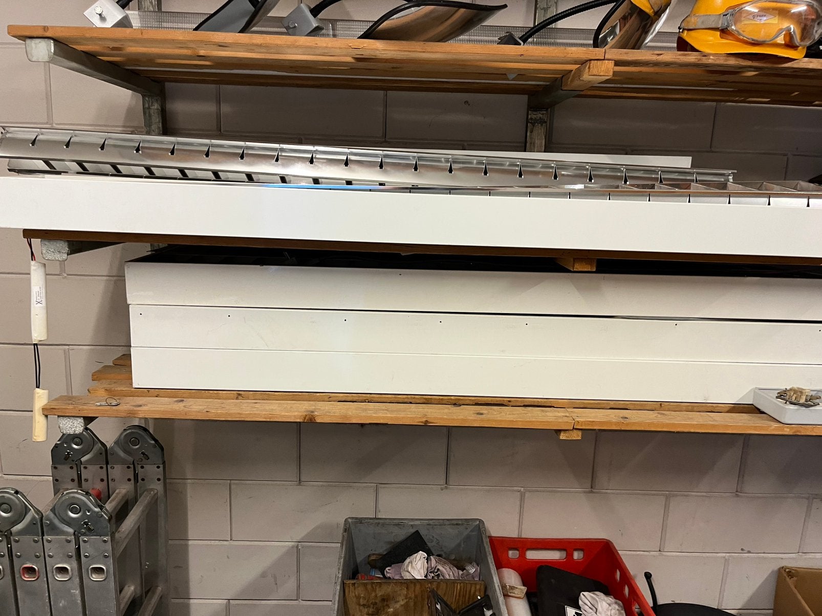 TL armaturen 155 cm lang 10 stuks., Ophalen, Zo goed als nieuw, Minder dan 50 watt, Armatuur