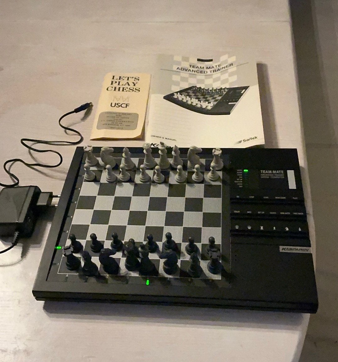 Saitek Kasparov Team-Mate Advanced Trainer Schaakcomputer, Hobby en Vrije tijd, Ophalen of Verzenden, Gebruikt, Schaken