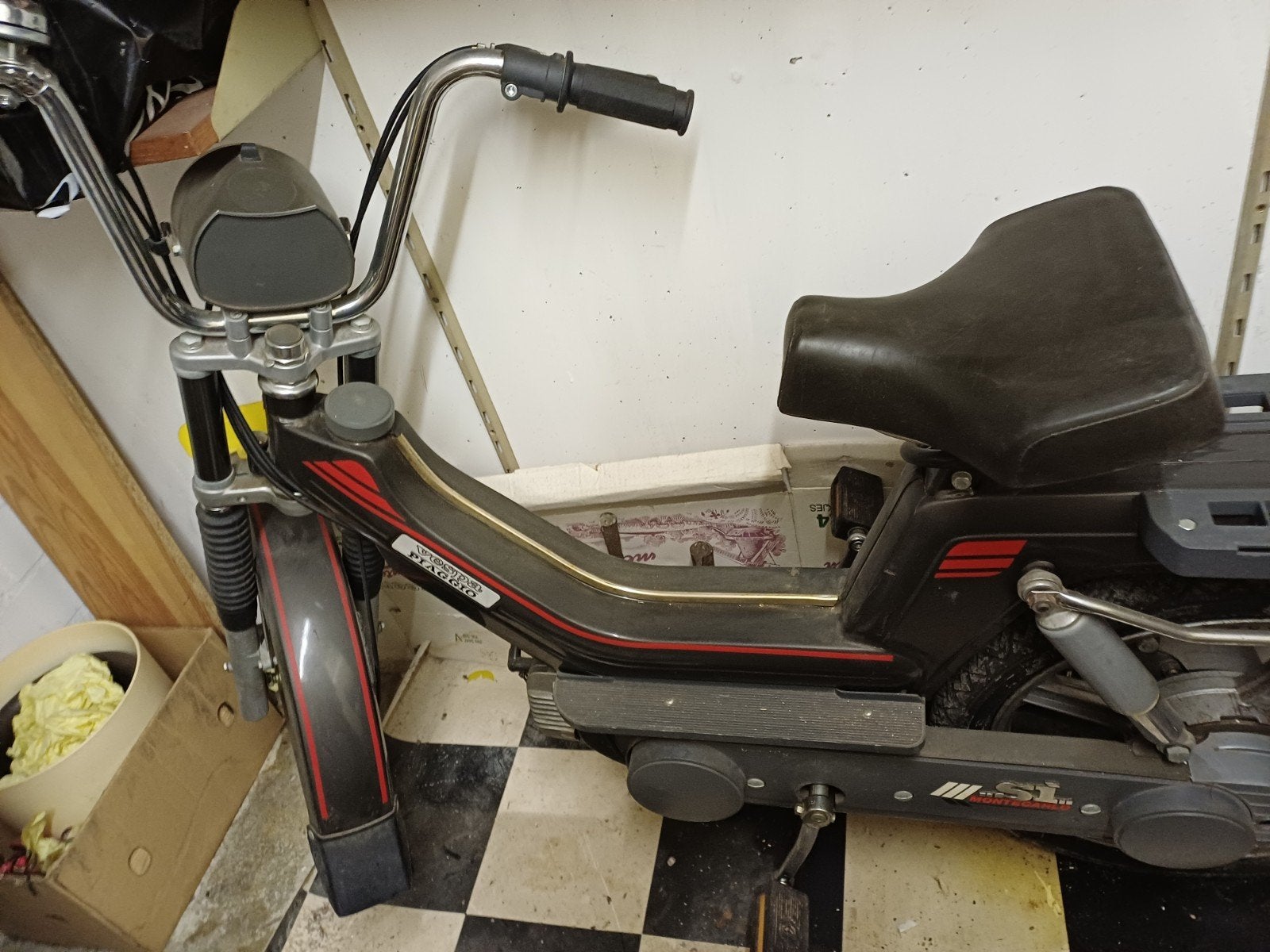 Vespa Piaggio Si Montecarlo Klasieke Bromfiets, Ophalen, Gebruikt, Maximaal 45 km/u, Overige modellen