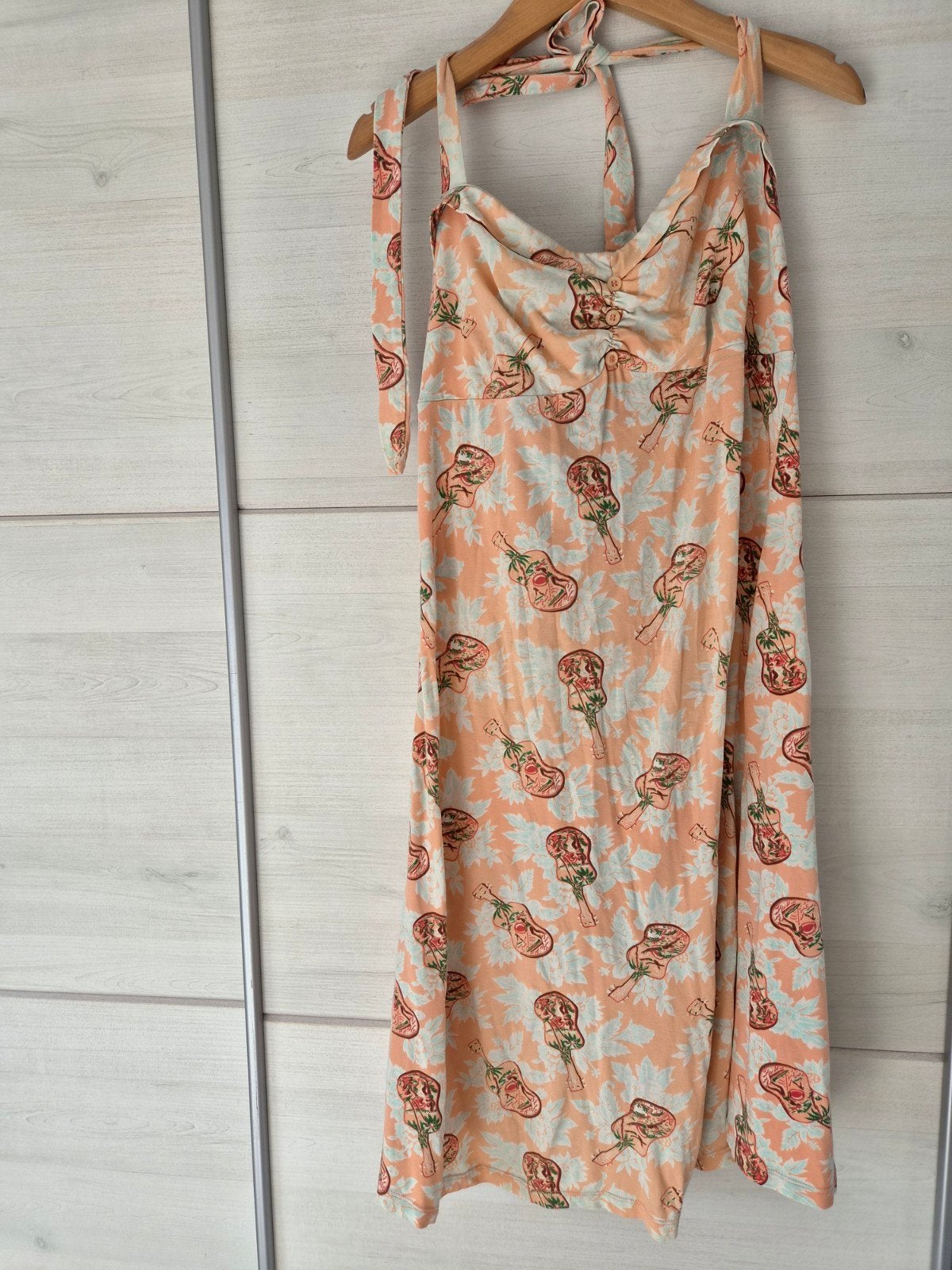 King Louie zomerjurk met print, maat L, Kleding | Dames, Maat 42/44 (L), Oranje, Ophalen of Verzenden, King Louie