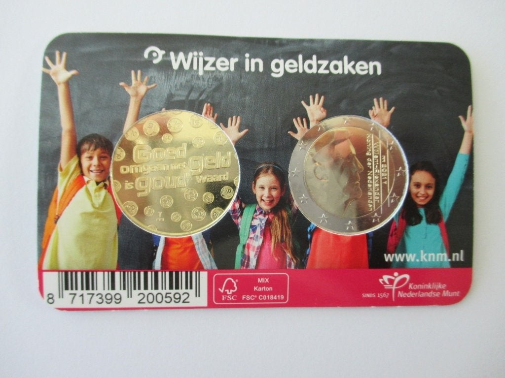 Coincard 10 jaar week van het geld 2021, Ophalen of Verzenden, Koningin Beatrix, Euro's, Setje