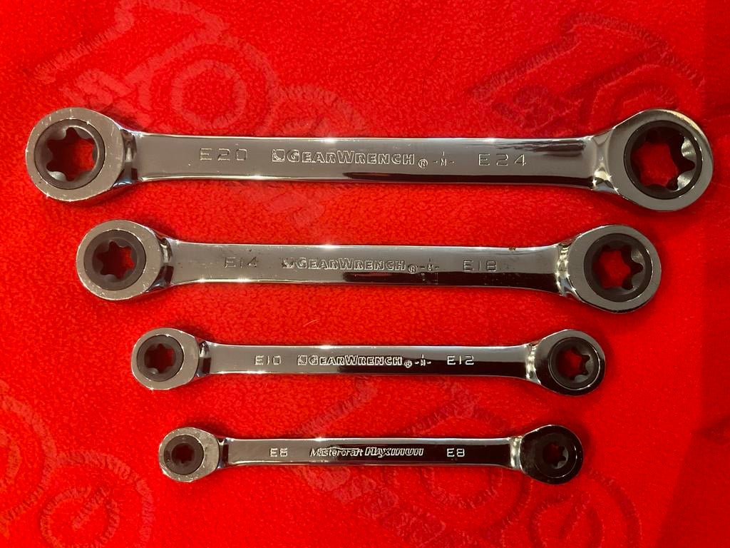 Platte torx ringsleutel set, Ophalen of Verzenden, Gebruikt