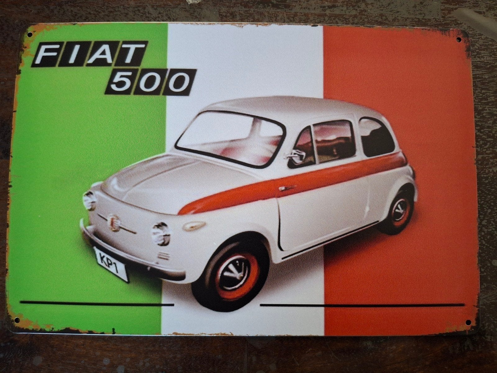Mooi metalen bordje FIAT 500
,
Zgan!, Ophalen of Verzenden, Zo goed als nieuw
