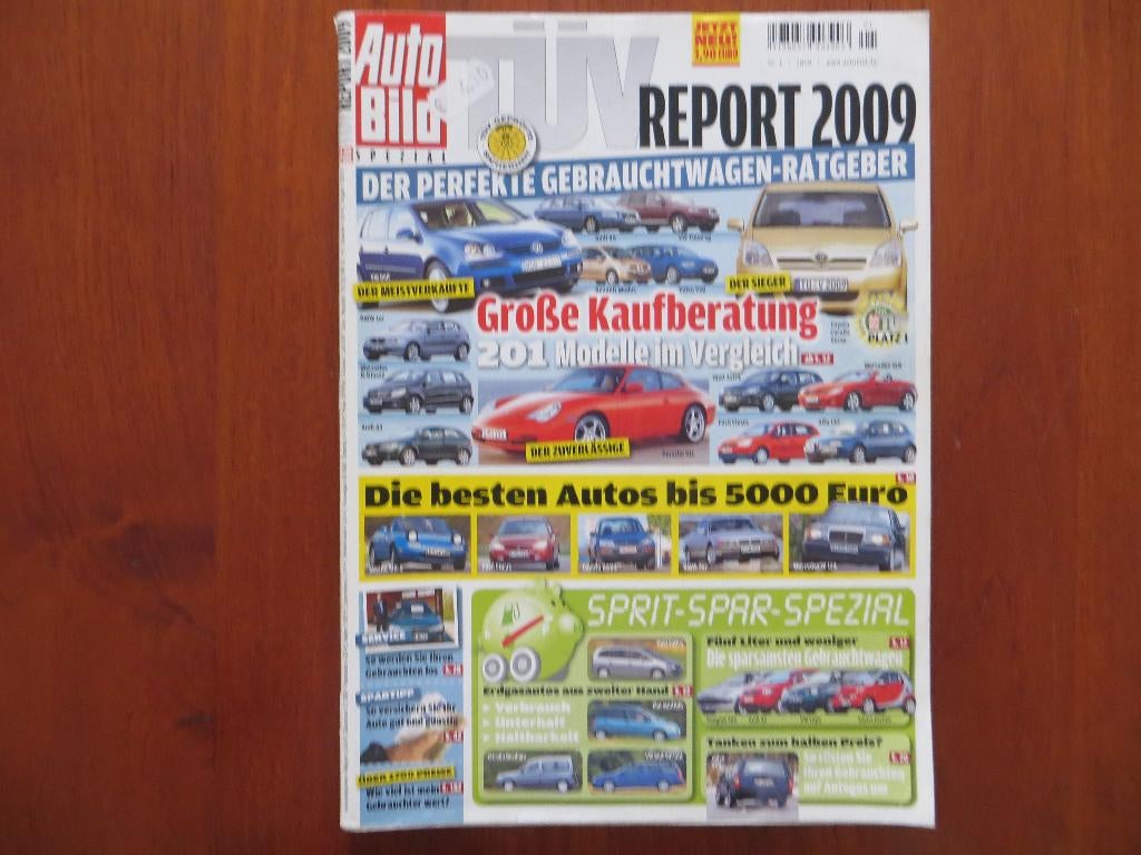 Autobild Spezial TÜV Report 2009: 201 modellen, Boeken, Auto's | Folders en Tijdschriften, Ophalen of Verzenden, Zo goed als nieuw