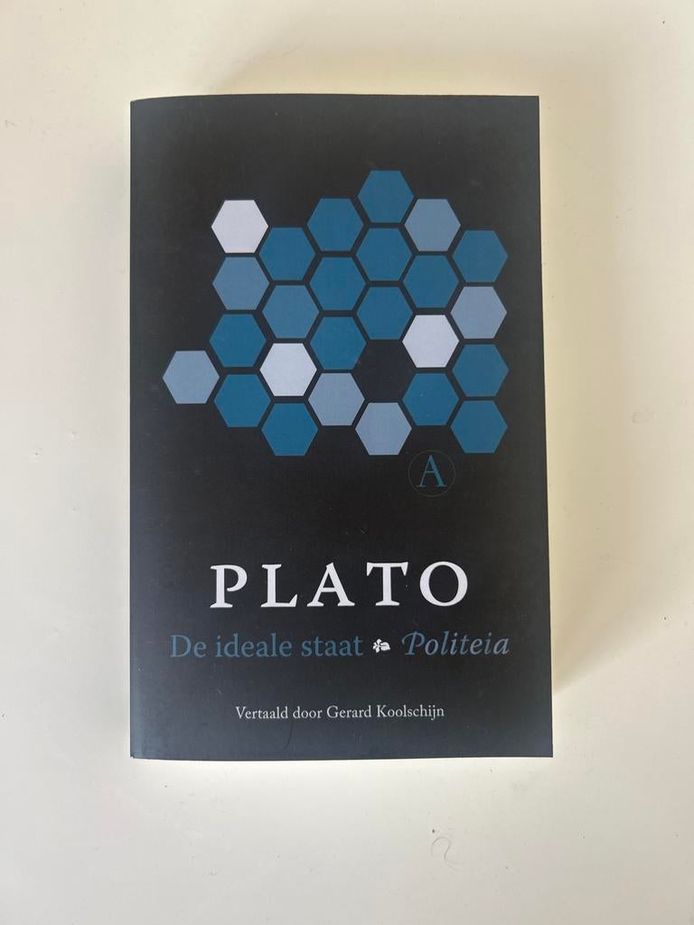 Plato - De ideale staat Politeia - Vertaald door Gerard Kool, Boeken, Ophalen of Verzenden, Gelezen, Praktische filosofie
