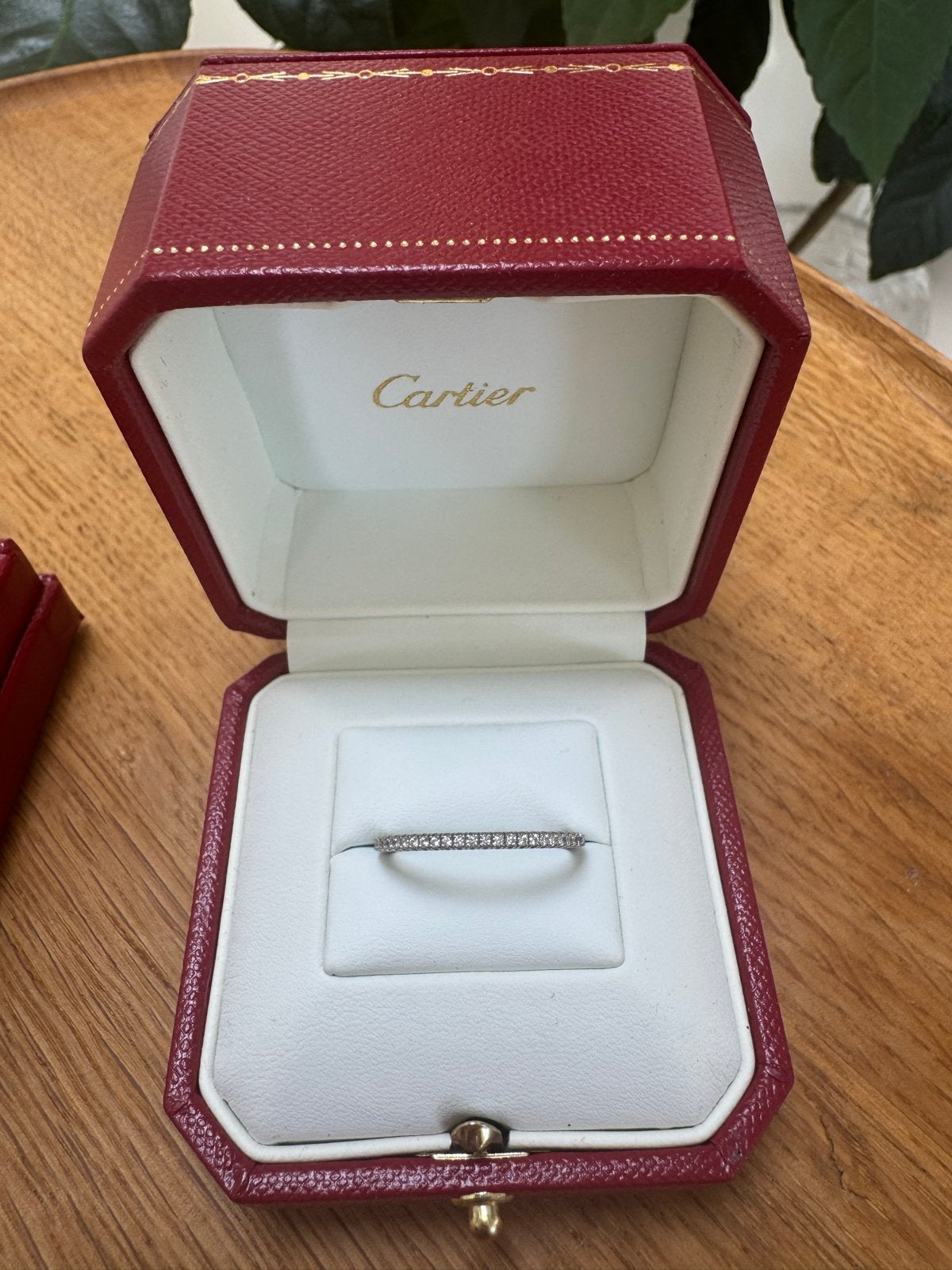 Cartier Étincelle ring Witgoud Diamanten Maat 60, Sieraden, Tassen en Uiterlijk, Ringen, 20 of groter, Ophalen of Verzenden, Zo goed als nieuw