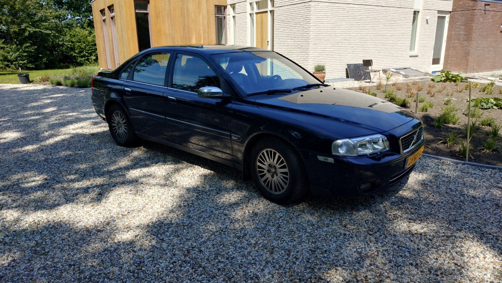 Volvo S80 2.4 170PK , LPG3 ,AUT 2005 Blauw, 1800 kg, Blauw, Origineel Nederlands, 2435 cc